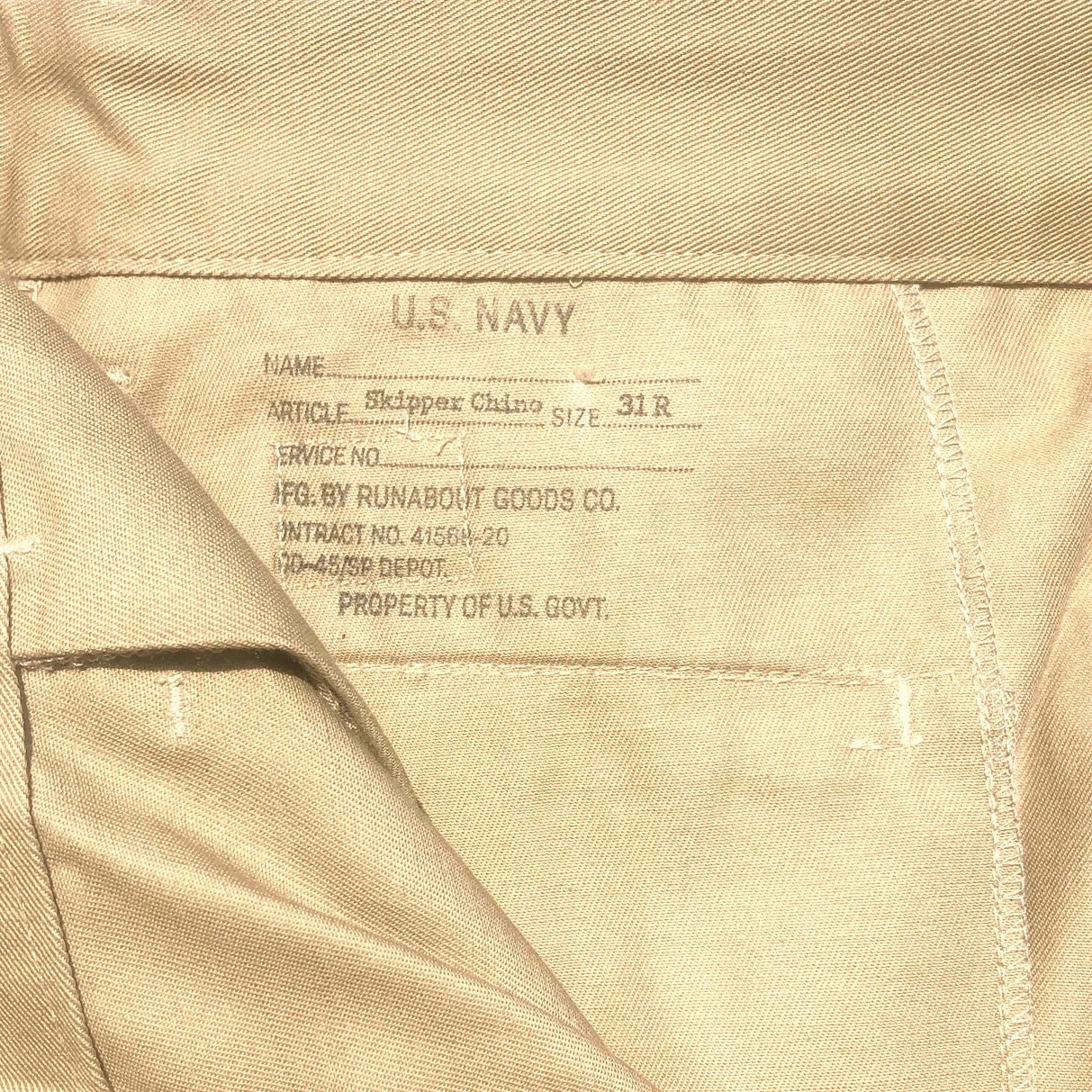 Skipper Chino — Runabout Goods